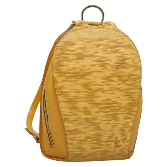LOUIS VUITTON Epi Mabillon Backpack Yellow M52239 LV Auth MY025 - Picture 1 of 16